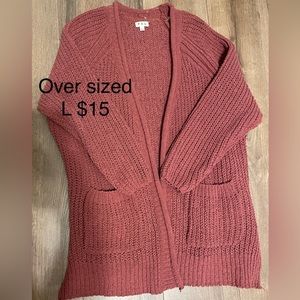 Mauve oversized sweater